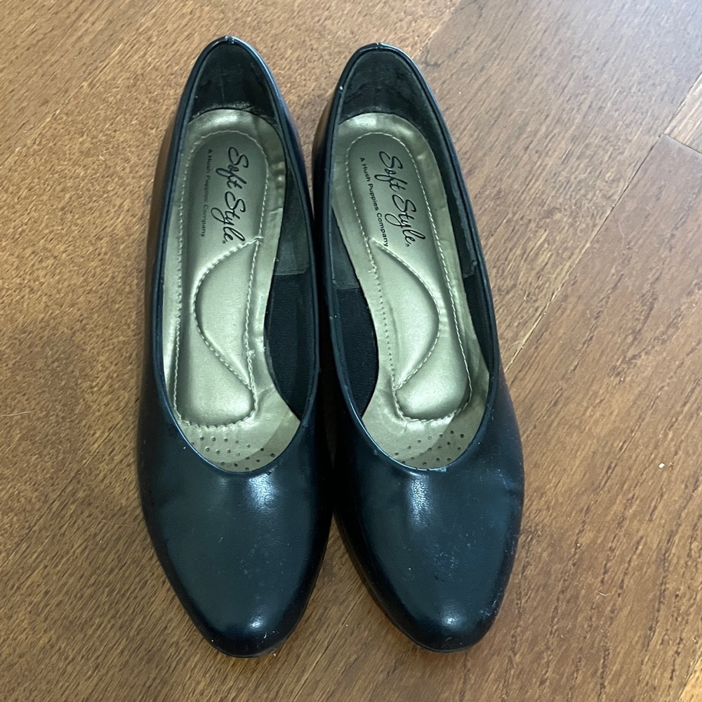 Soft Style Black Heels for Women